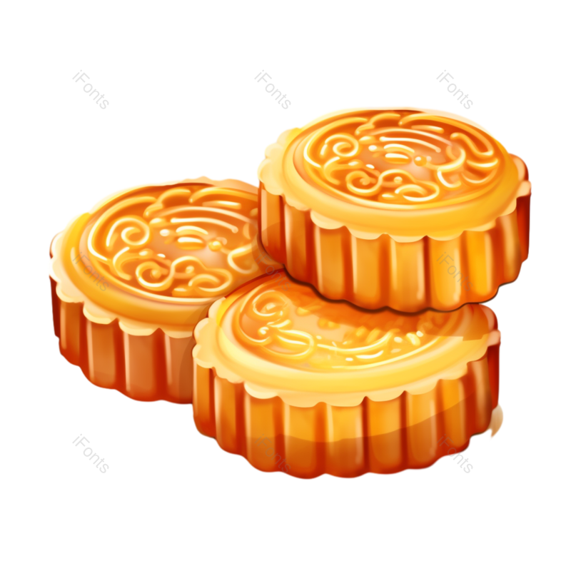 传统美食图片,团圆元素,中秋PNG,中秋节免抠素材